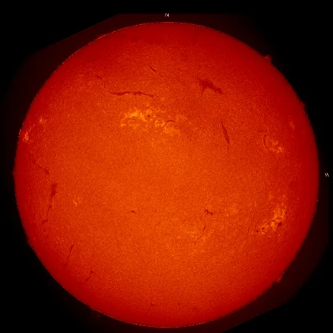 Image of Sun's chromosphere