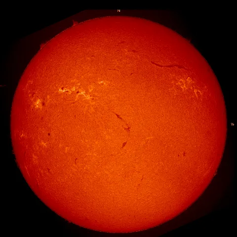 Image of Sun's chromosphere