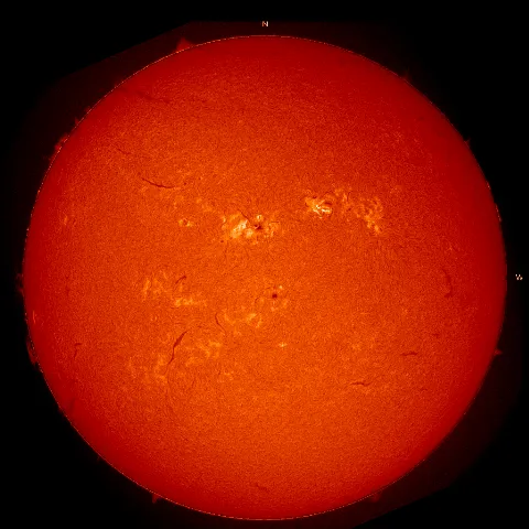 Image of Sun's chromosphere