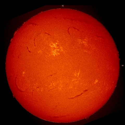 Image of Sun's chromosphere