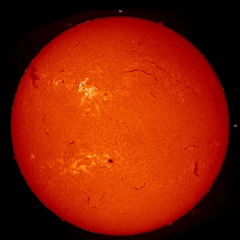 Image of Sun's chromosphere