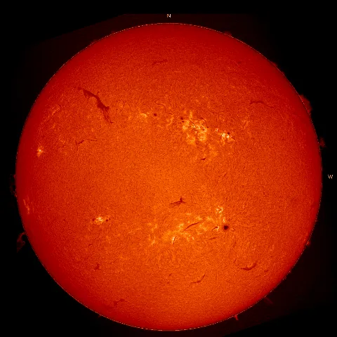 Image of Sun's chromosphere