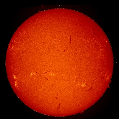 Image of Sun's chromosphere