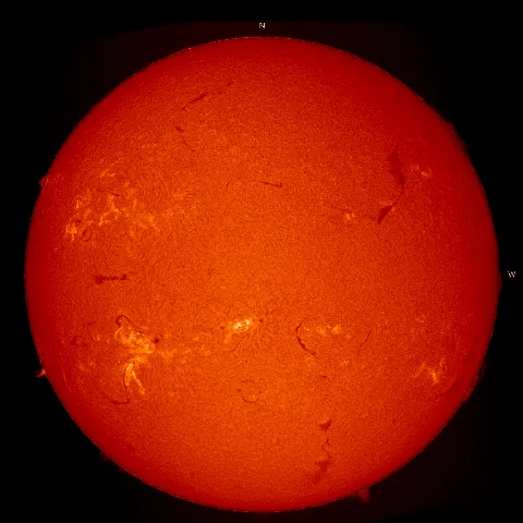 Image of Sun's chromosphere