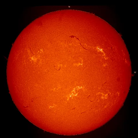 Image of Sun's chromosphere