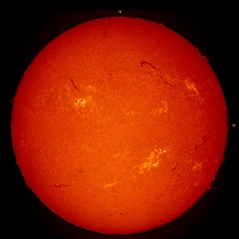 Image of Sun's chromosphere