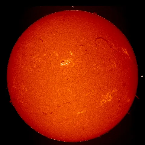 Image of Sun's chromosphere