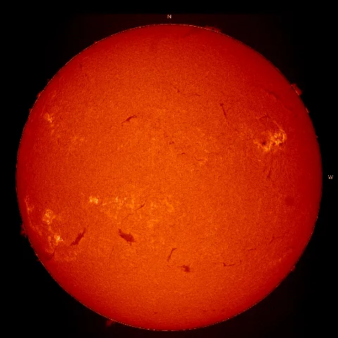 Image of Sun's chromosphere