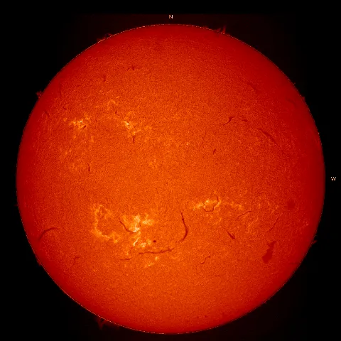 Image of Sun's chromosphere