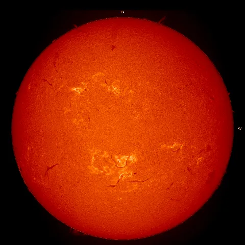 Image of Sun's chromosphere