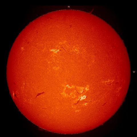 Image of Sun's chromosphere