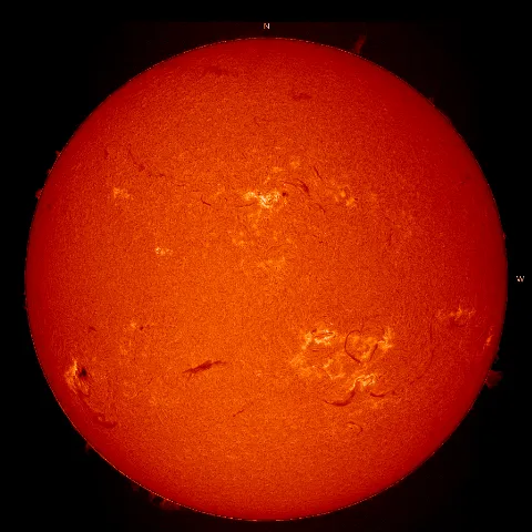 Image of Sun's chromosphere