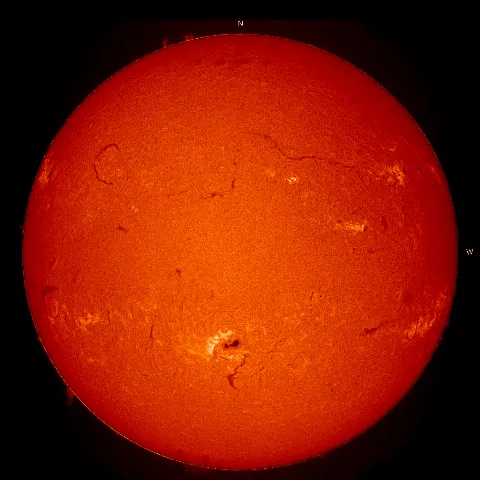 Image of Sun's chromosphere