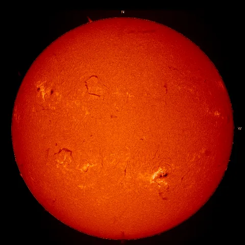 Image of Sun's chromosphere