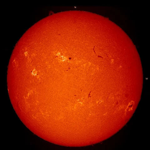 Image of Sun's chromosphere