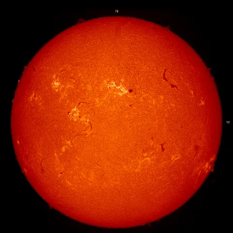 Image of Sun's chromosphere