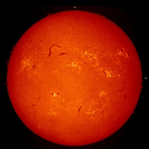 Image of Sun's chromosphere