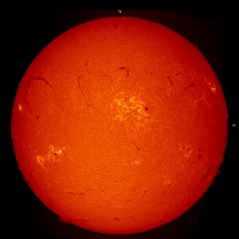 Image of Sun's chromosphere