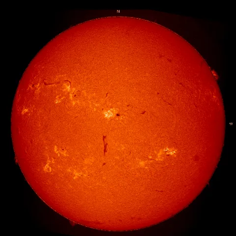 Image of Sun's chromosphere