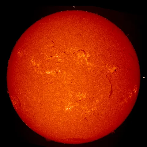 Image of Sun's chromosphere