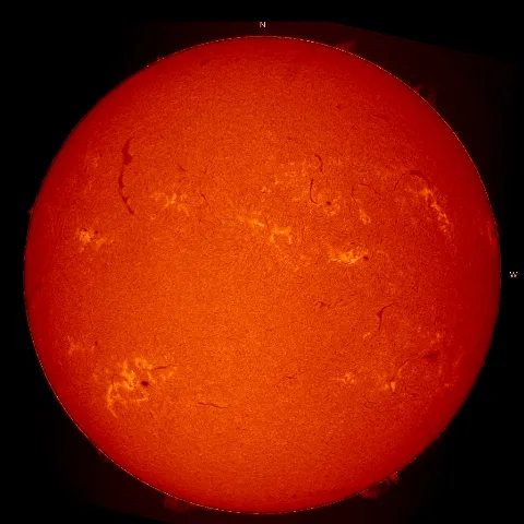 Image of Sun's chromosphere