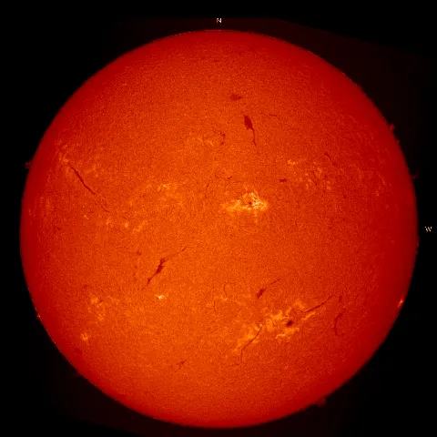 Image of Sun's chromosphere