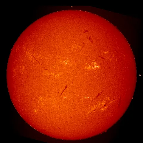 Image of Sun's chromosphere