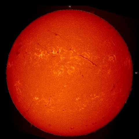 Image of Sun's chromosphere