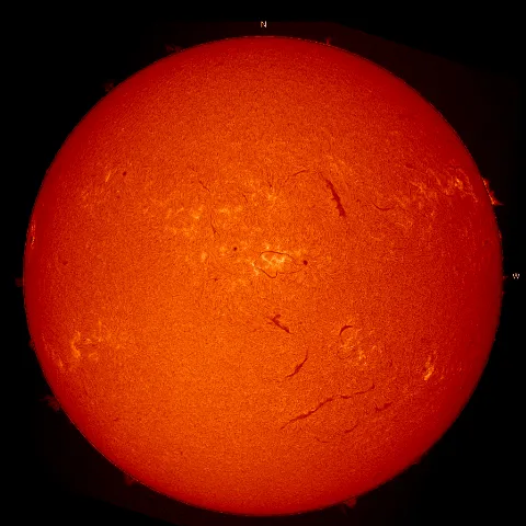 Image of Sun's chromosphere