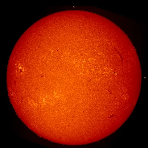 Image of Sun's chromosphere