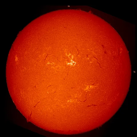 Image of Sun's chromosphere