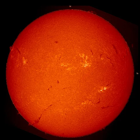 Image of Sun's chromosphere