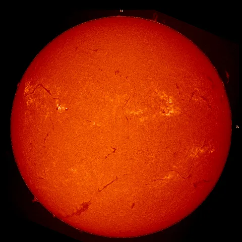 Image of Sun's chromosphere