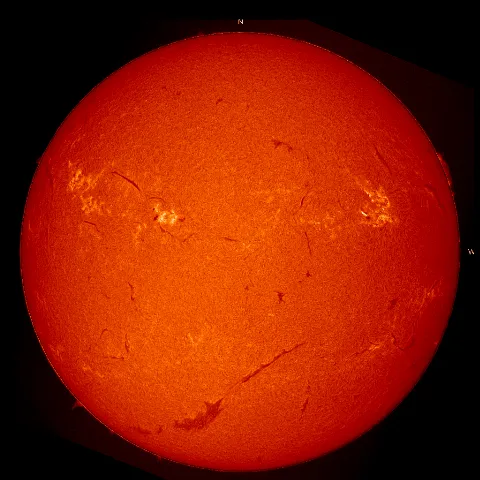 Image of Sun's chromosphere