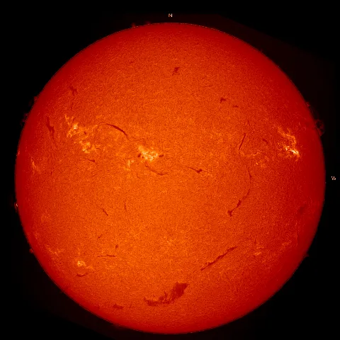 Image of Sun's chromosphere