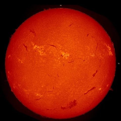 Image of Sun's chromosphere