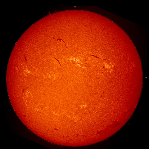 Image of Sun's chromosphere