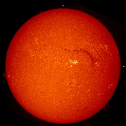 Image of Sun's chromosphere