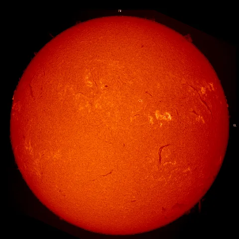 Image of Sun's chromosphere