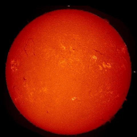 Image of Sun's chromosphere