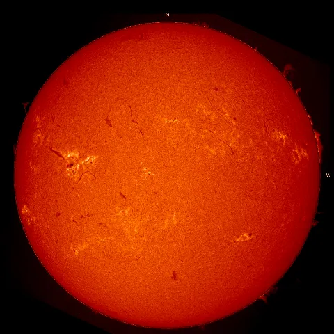 Image of Sun's chromosphere