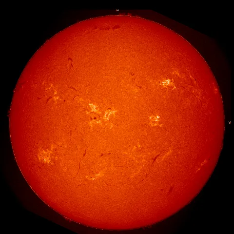 Image of Sun's chromosphere