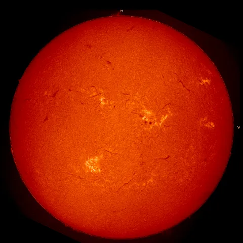 Image of Sun's chromosphere