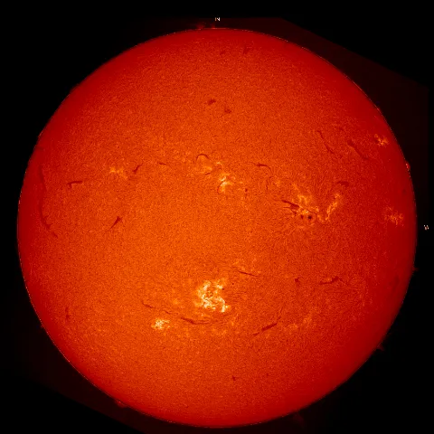 Image of Sun's chromosphere