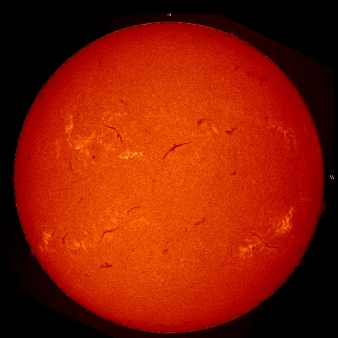 Image of Sun's chromosphere