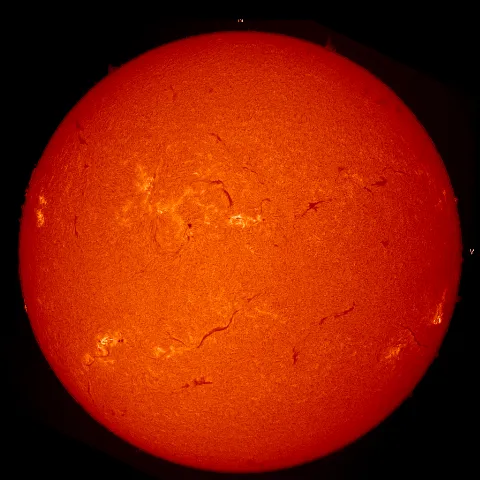 Image of Sun's chromosphere