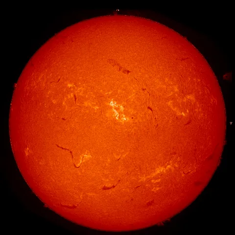 Image of Sun's chromosphere