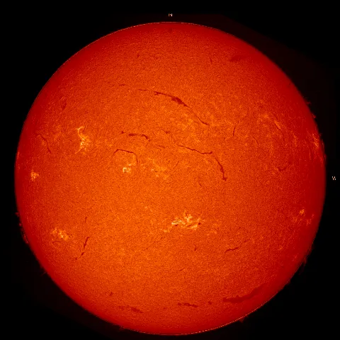 Image of Sun's chromosphere