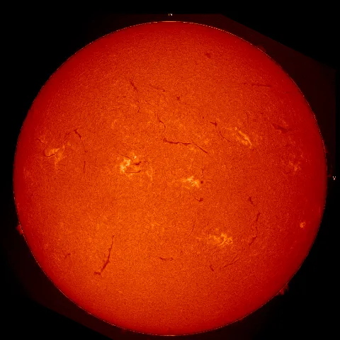 Image of Sun's chromosphere