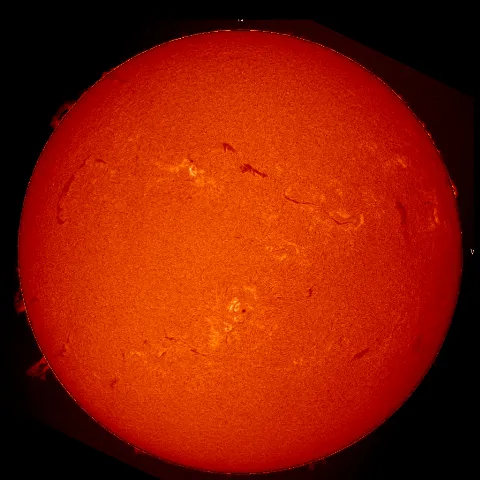 Image of Sun's chromosphere